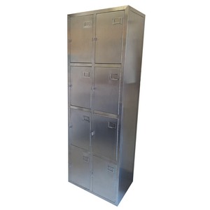 SS043a不銹鋼儲物櫃(橫2直4)共8格