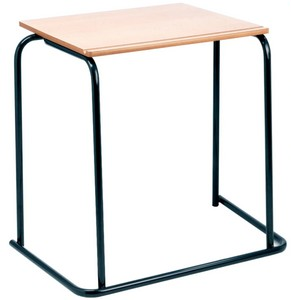 STC042a木面考試檯(可疊起)