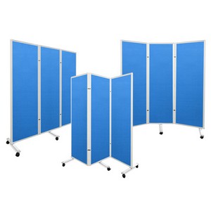 MFB3三折式活動布面展板屏風